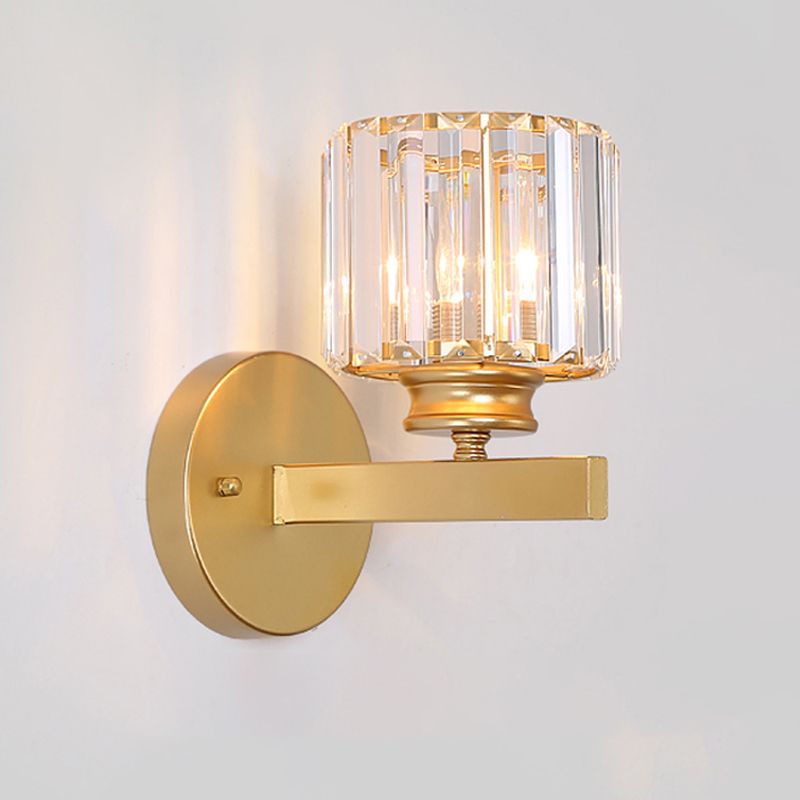 Crystal Wall Lamp Postmodern Sconce Light Fixture for Living Room Bedroom