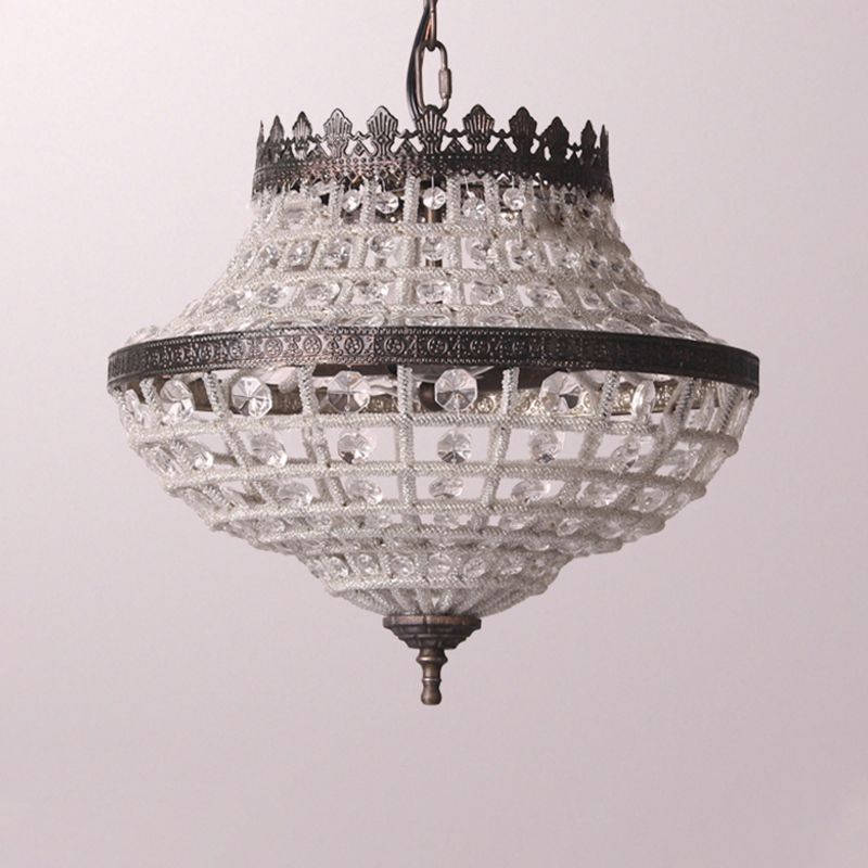 2 bulbi lampadario a soffitto tagliato laser il tradizionale illuminazione a sospensione di cristallo in bronzo