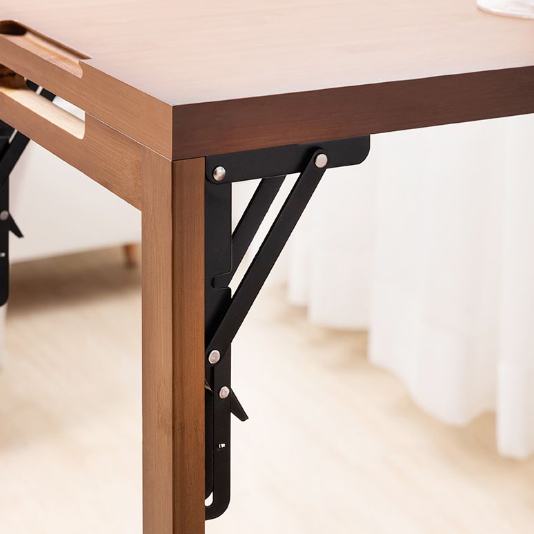 Bamboo Bar Table Folding Dining Table for Kitchen Living Room