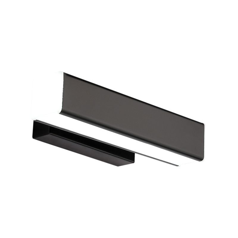 Rectangular Metal Wall Lighting Fixtures Modern Wall Mounted Light Fixture for Bedroom