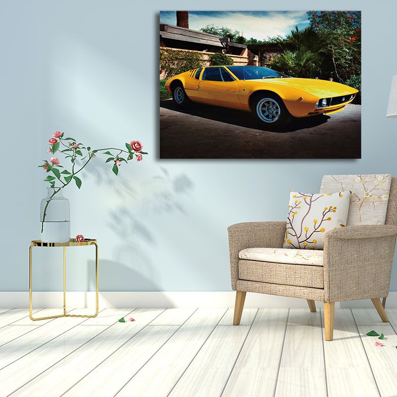 Fotografie, Oldtimer-Wandkunst, Dekoration für Jungenschlafzimmer, helle Farbe, strukturierte Oberfläche
