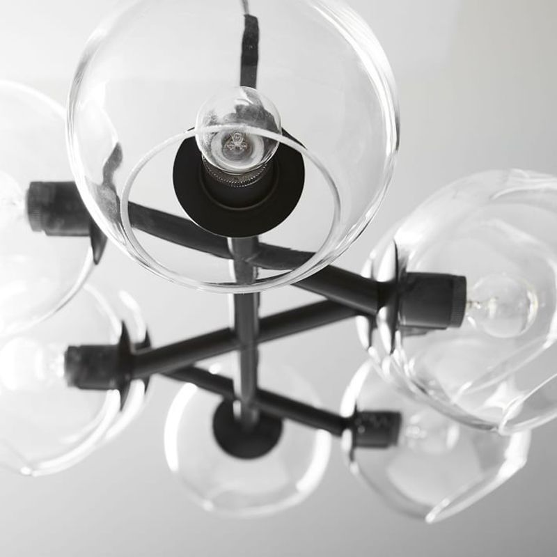 Modern Style Bubble Island Chandelier Lights 8 Lights Pendant Light Fixtures