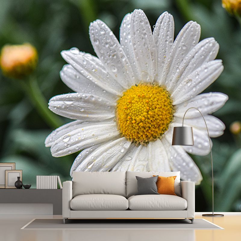 Chrysanthemum Mural Wallpaper Custom-Made Wall Covering for Bedroom Gust Room