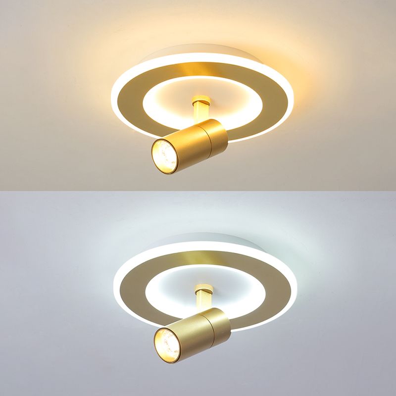 Illuminazione a soffitto modernista a 2 teste con faretti Plafoniere a LED da incasso