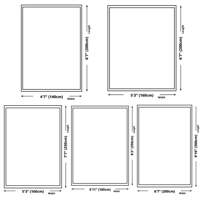 Blue Tone Causal Indoor Rug Polyester Blooming Effect Carpet Washable Rug for Home Decoration