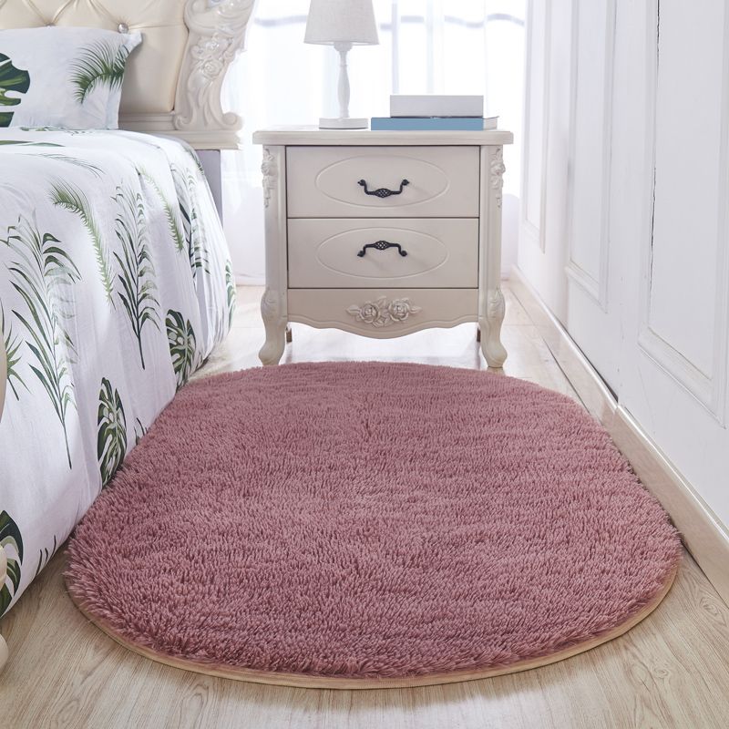 Tendy Shag Area Tapis Simplicity Plain Intérieur tapis intérieur Polyester Anti-Slip Backing Tapis pour décoration intérieure