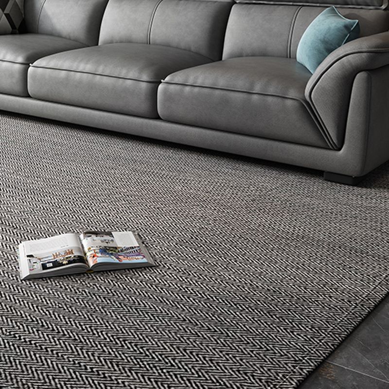 Gray Faux Leather Sofa & Chaise Modern Biscuit Back Sofa - 33.46" H