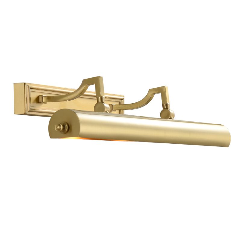 Modern Vanity Lighting Copper Wall Light Fixture in Gold for Bathroom