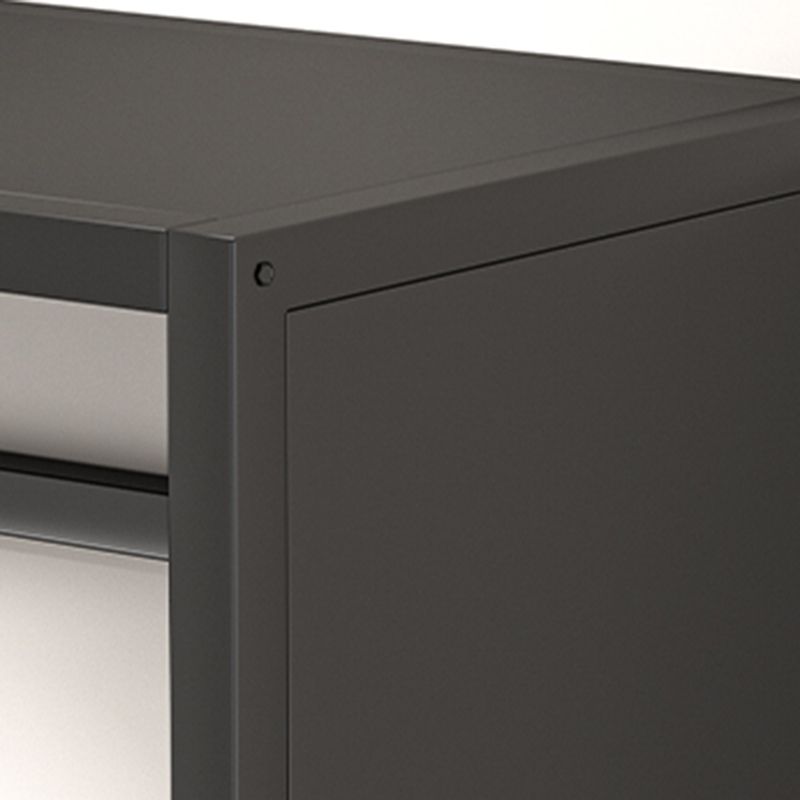 10" Wide Standard Bookcase and Steel Open Book Shelf with Rectangular Shelves