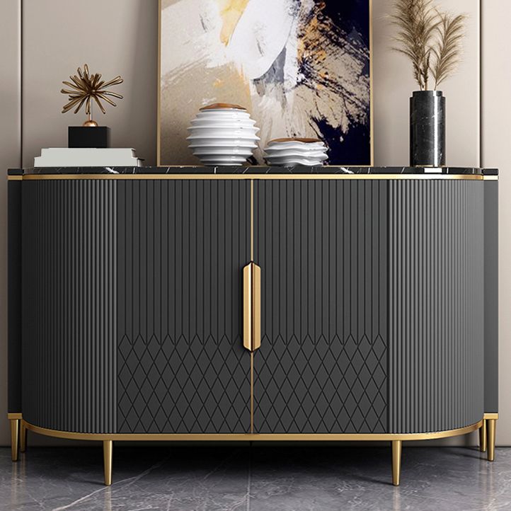 Glam Style Wooden Cabinet 15.74" Wide Accent Cabinet with Doors