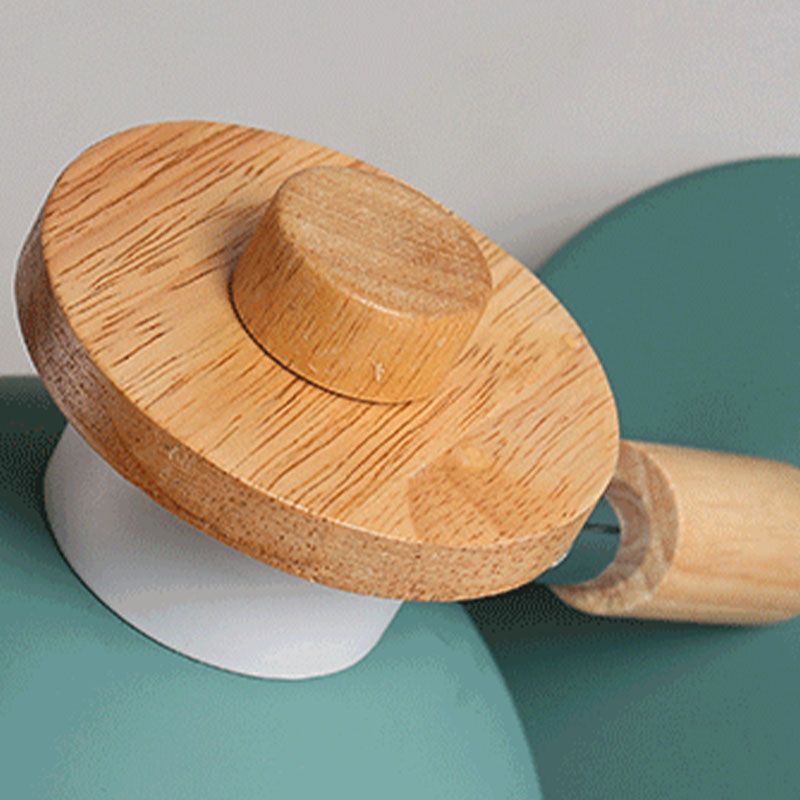 Illuminazione a parete rotonda in stile moderno in stile moderno 1 lampada montata a parete per la testa