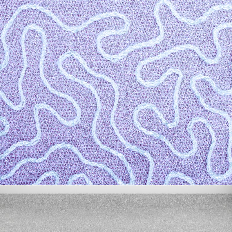 Abstract Wall Covering Water Resistant Wall Mural for Dining Room, Made to Measure