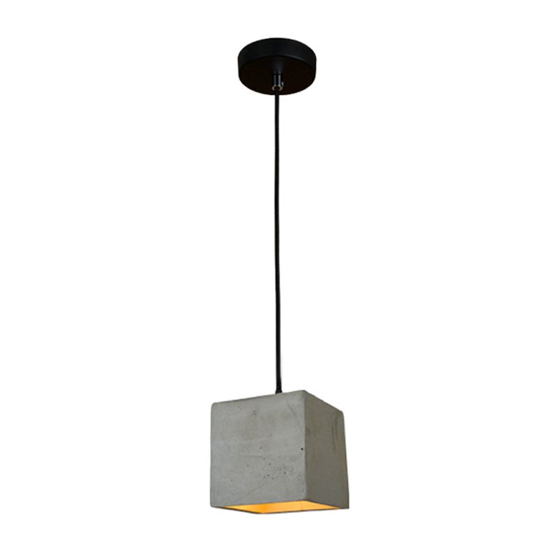 Modern Ceiling Pendant Cement Single Pendant Bar Indoor Room Light