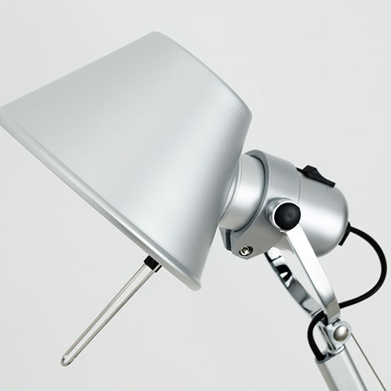 Modern Wall Sconce Linear Shape Vanity Lamp with Metal Shade in Silver for Bathroom