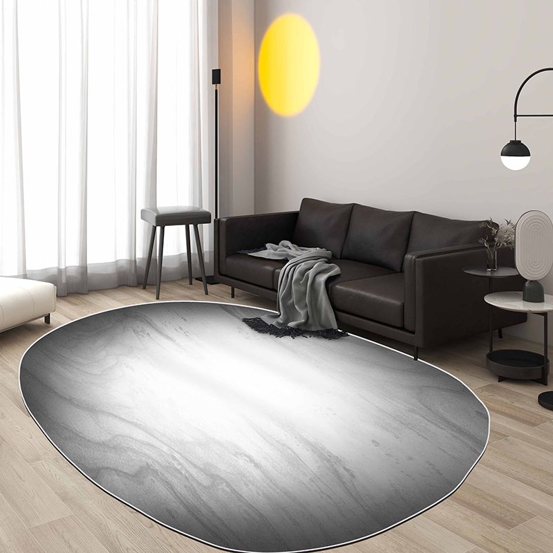Tapis Chic à blocs de couleurs, moderne, en lin, antidérapant, pour la décoration de la maison