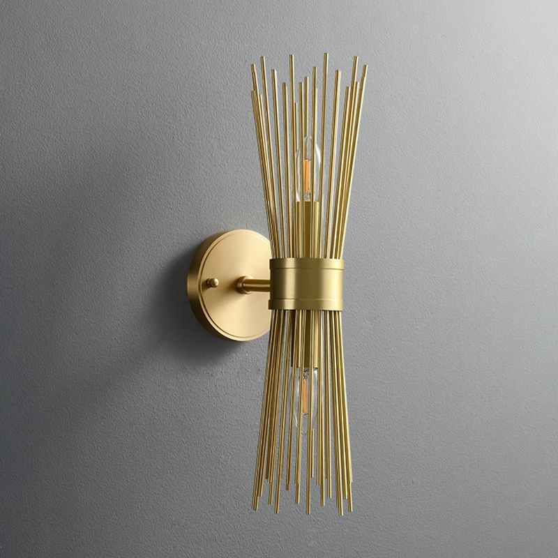 Modern Wall Sconce Linear Shape Wall Light with Metal Shade for Bedroom