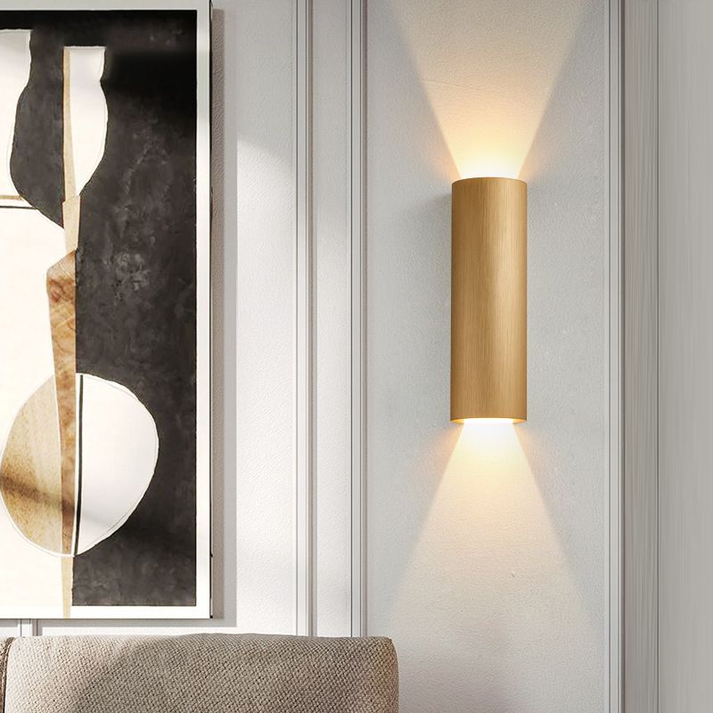 Appliques murales modernes en forme de tube