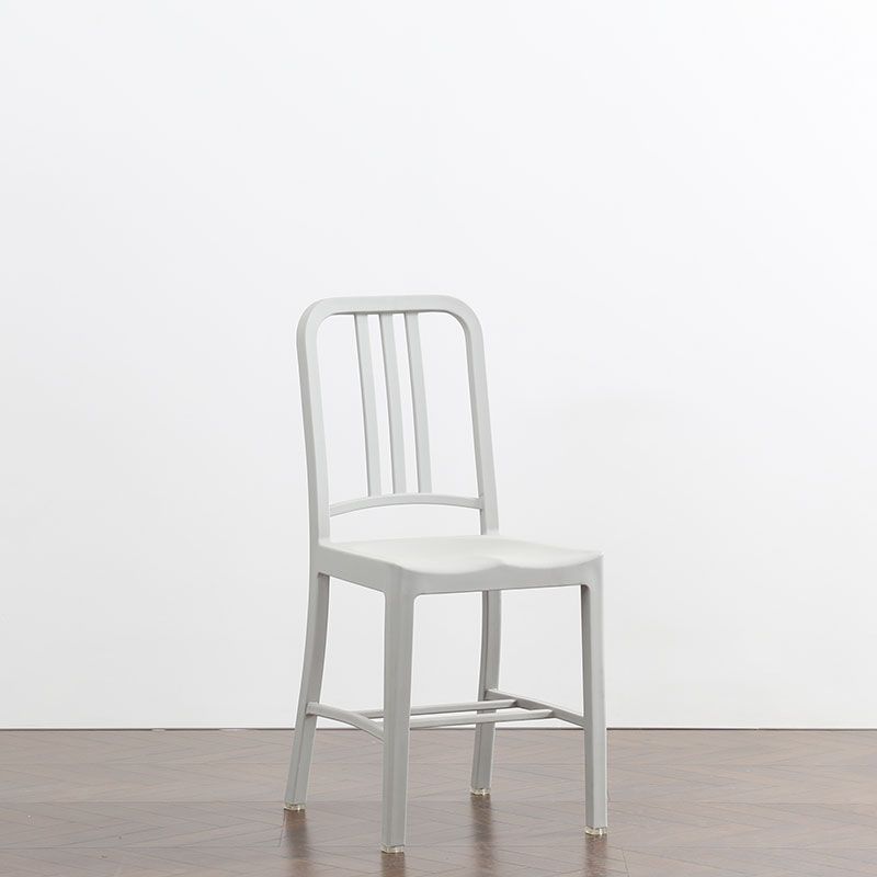 Silla de comedor plástica casera moderna del final mate de la silla lateral del listón trasero