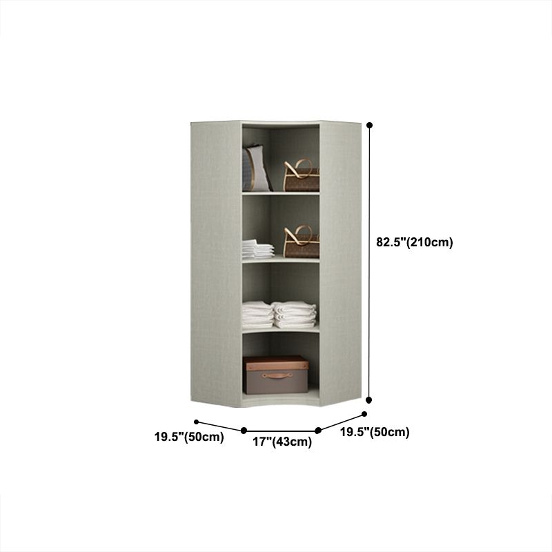Modern Style Wardrobe White Colour Wooden Wardrobe Closet for Bedroom