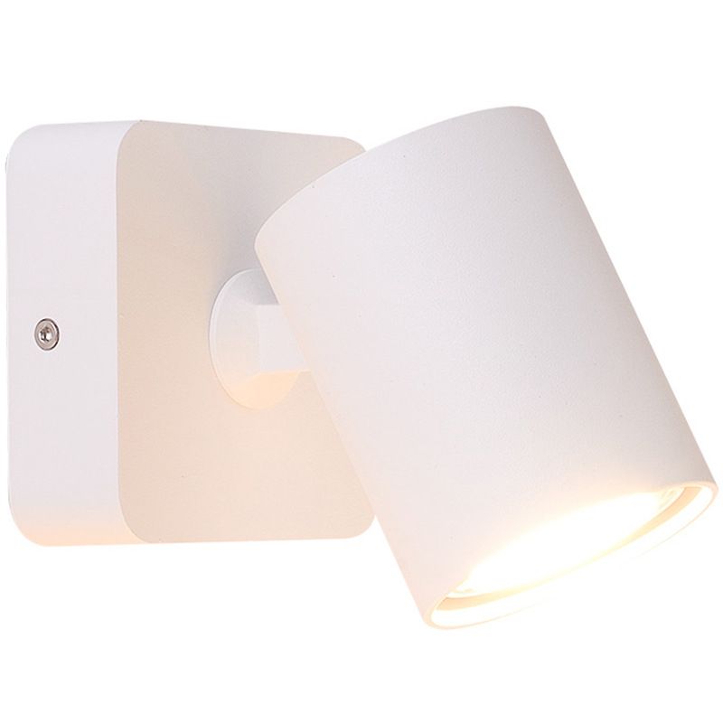 Modern Minimalist Minimalist Cilindro Accensione montata in metallo 1 Lampada da parete leggera