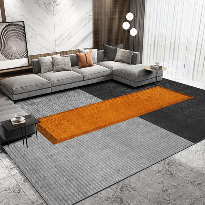 Luxury Geometric Print Carpet Polyester Indoor Rug Non-Slip Backing Area Carpet for Living Room