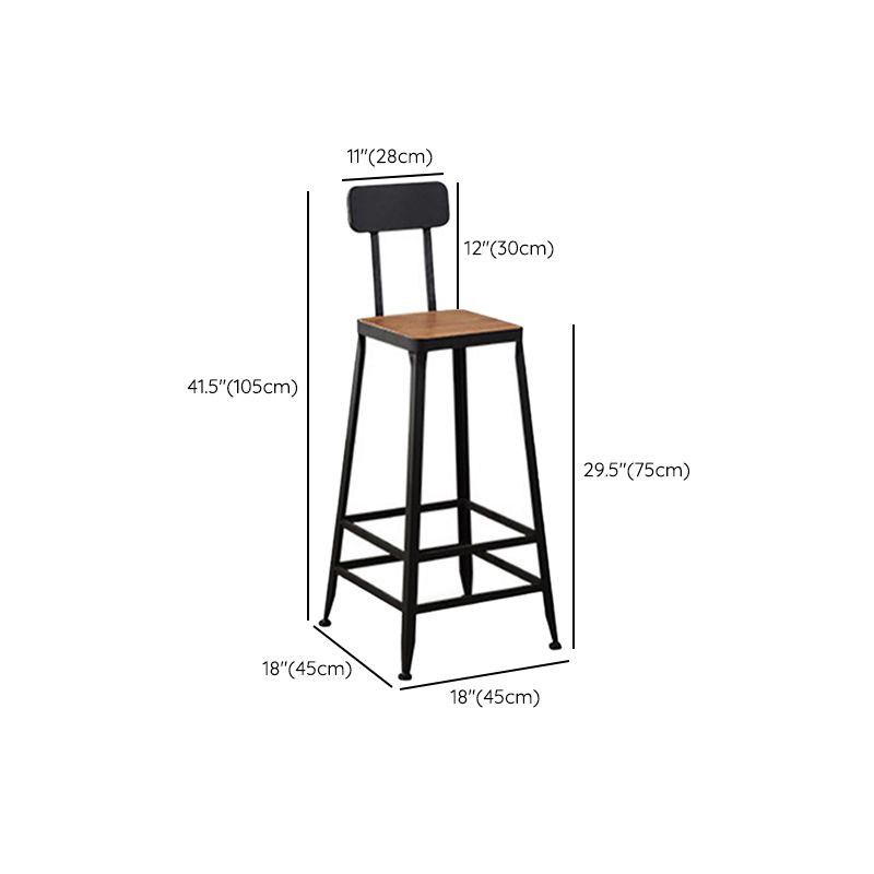 Industrial Table and Stool Set 1/5/9 Pcs Iron Frame Bar Table and Stools