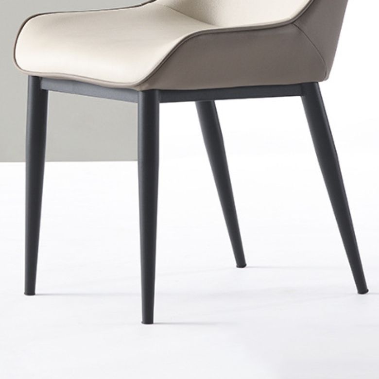 Dining Room Upholstered Chair Home Wingback Faux Leather Dining Chair