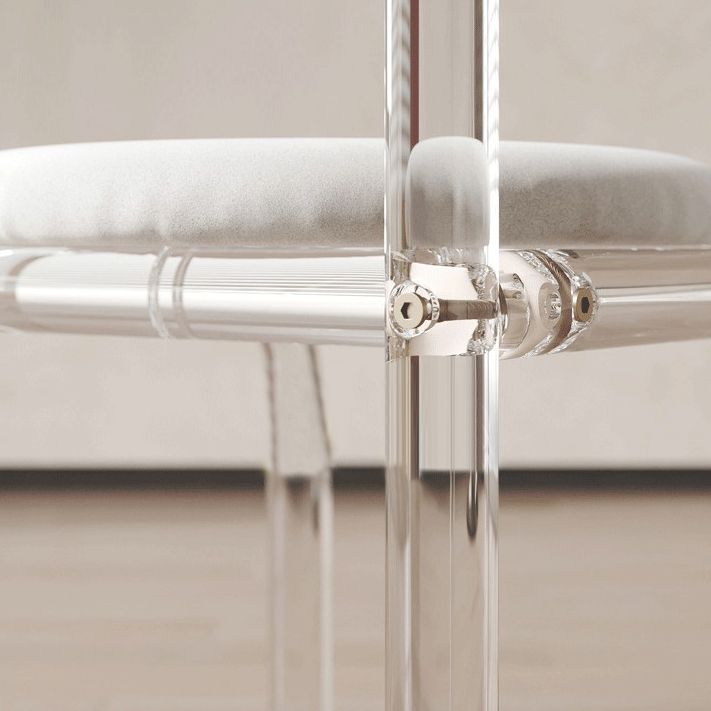 Modern Simple Side Chair Plastic Frame Side Dining Chair for Home Use