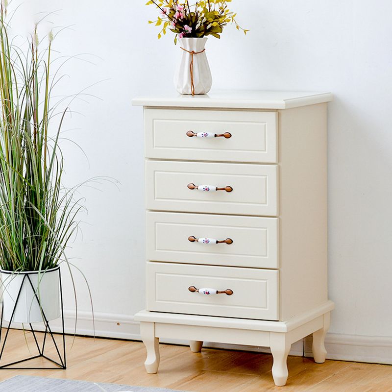 15.74" Wide Accent Chest with Drawers Solid Wood Chest with Cabriole Legs