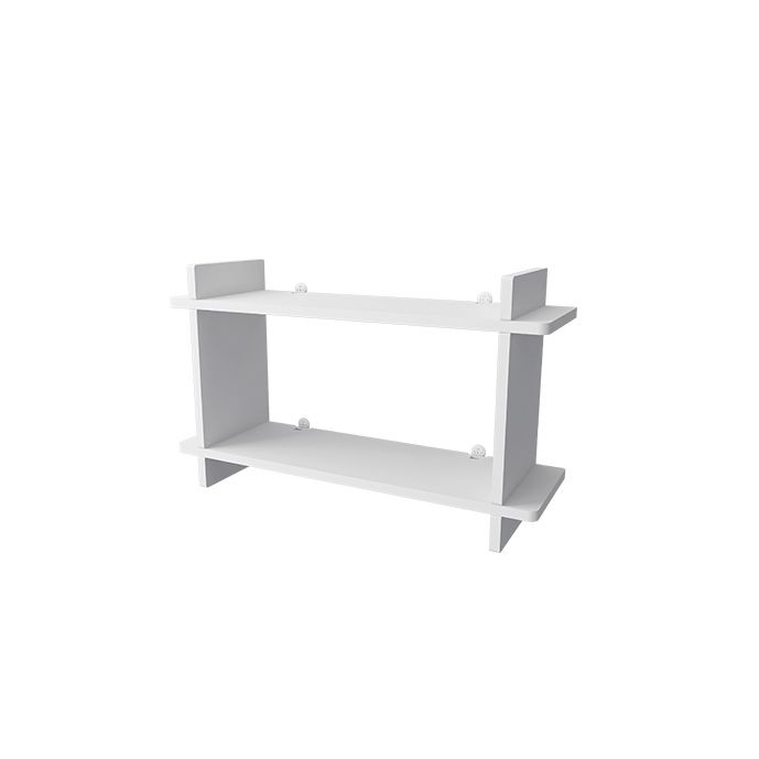 Closed Back Bookshelf Contemporary Style Wall Mounted Bookcase for Study Room and Office