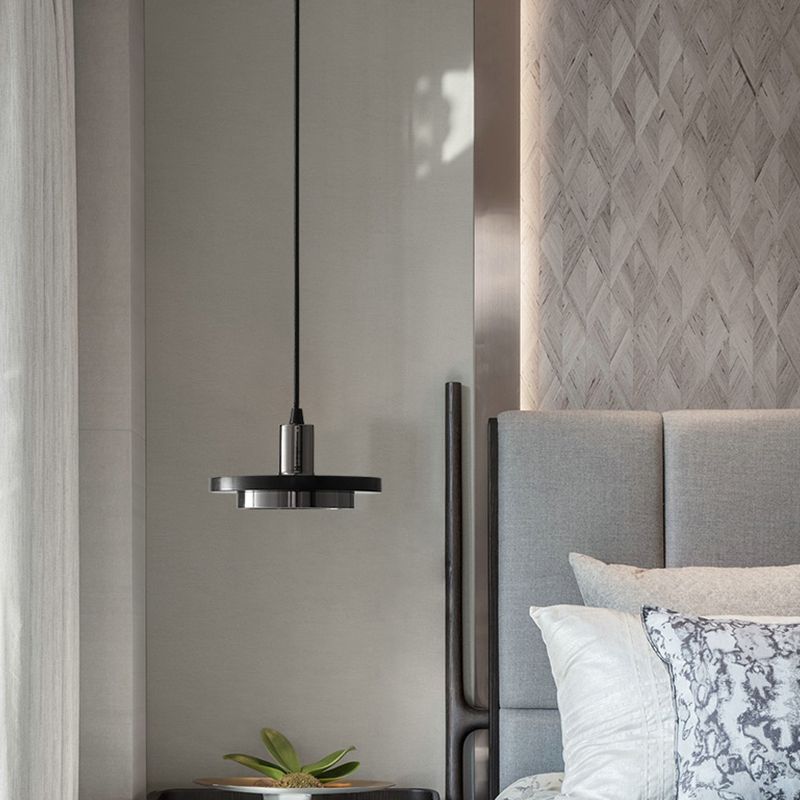 Éclairage de pendentif en marbre rond