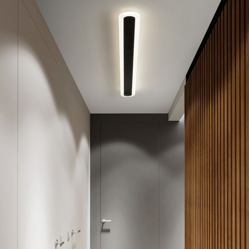 Luces de pared de sombra lineal de metal Modern Simple Simple 1 Head Wall Mount Adcesión