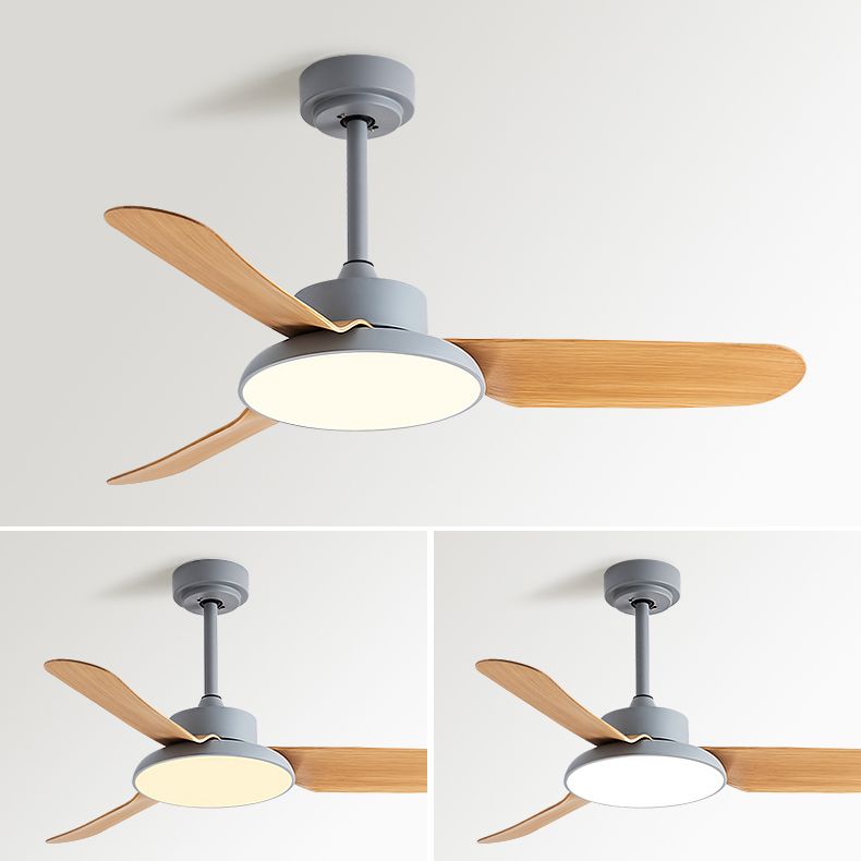 Unique Shape Metal Ceiling Fan Lighting Kids Style Single Light Ceiling Fan Lamp