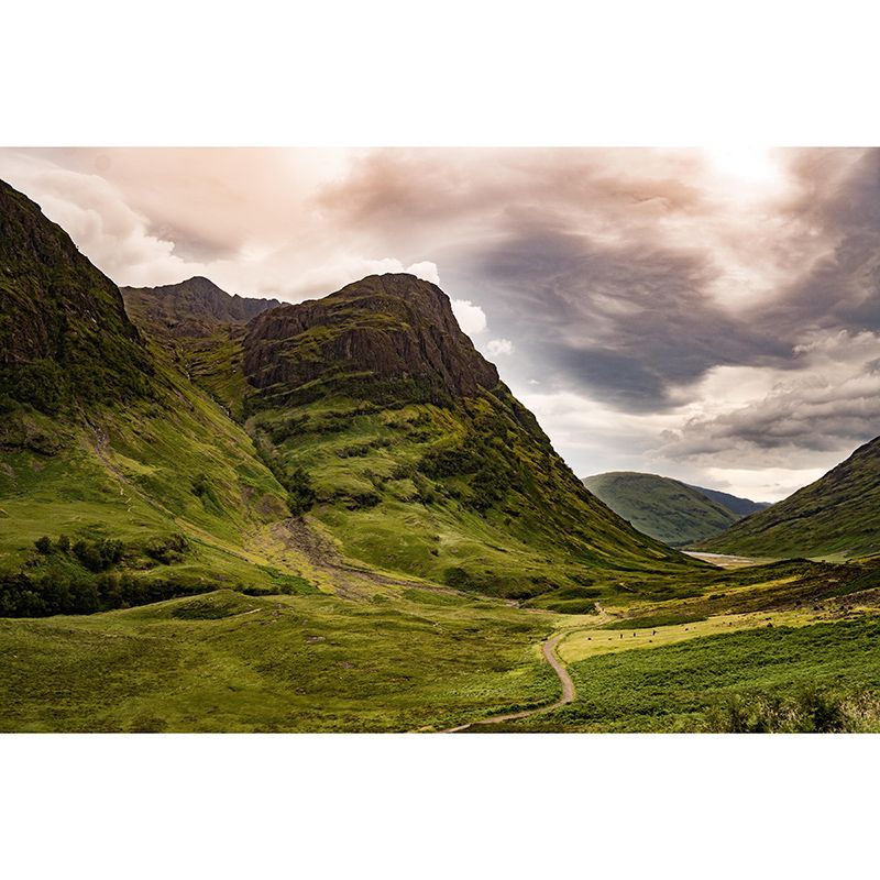 Environmental Wall Mural Wallpaper Mountains Living Room Wall Mural