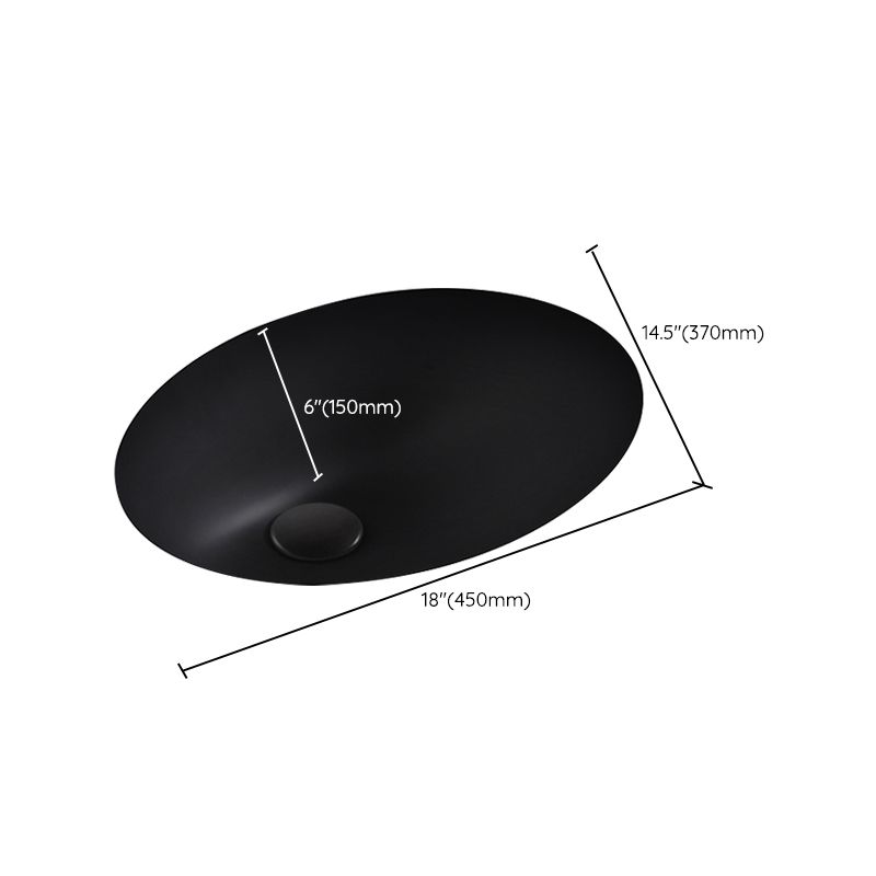 Black Undermount Vanity Sink Modern Porcelain Undermount Vanity Sink