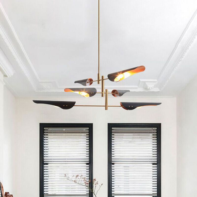 Shaded Living Room Ceiling Pendant Light Metal Simplicity Pendant Lighting Fixture