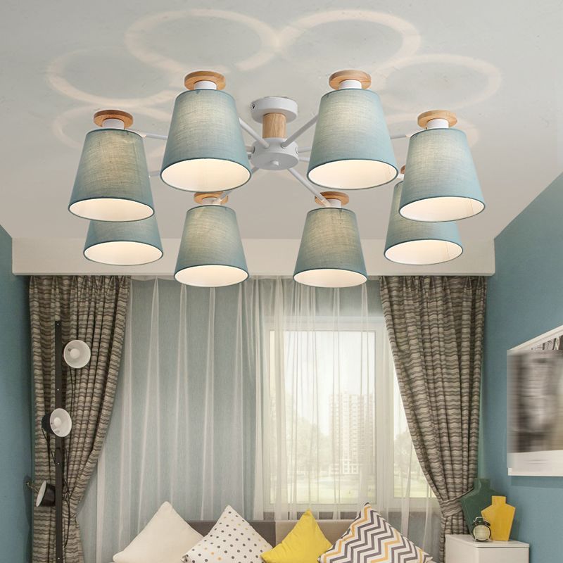Lámpara de techo múltiple de estilo cilíndrico de estilo moderno
