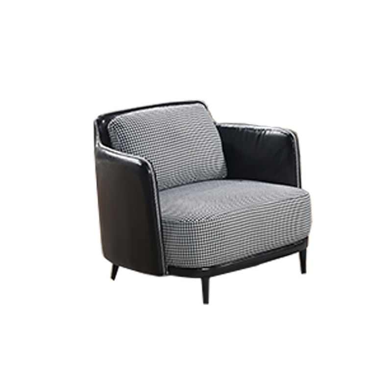 Moderne Baumwoll -Quadrat -Armsofa 29,9 "W mit Oberkissen für Wohnzimmer