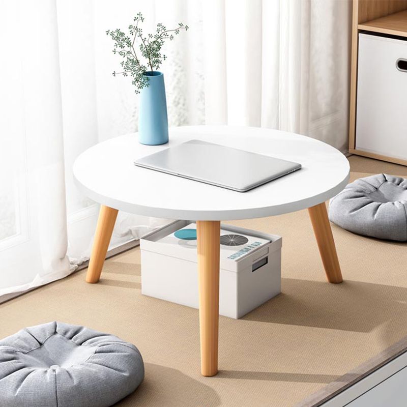 Modern Simple 1 Single Coffee Table Wooden Coffee Table - 15.75" D