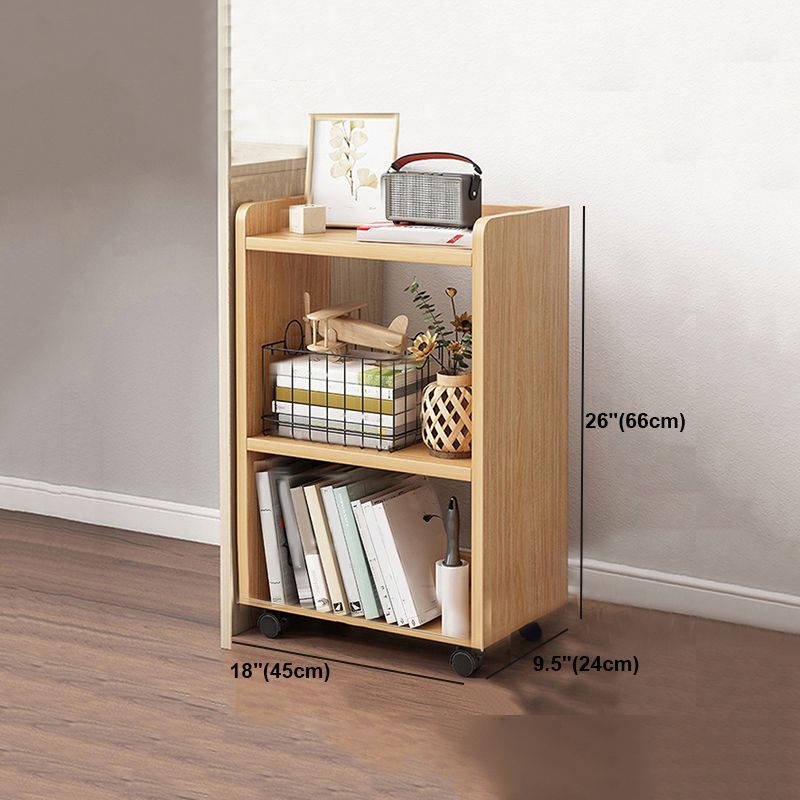 Contemporary Style Bookcase Wooden Book Shelf for Home Office