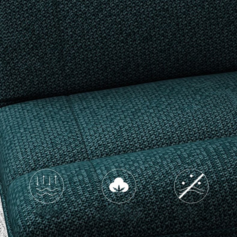 Fixed Back Sled Slipper Chair Solid Color Mid-century Modern Lounge Chair