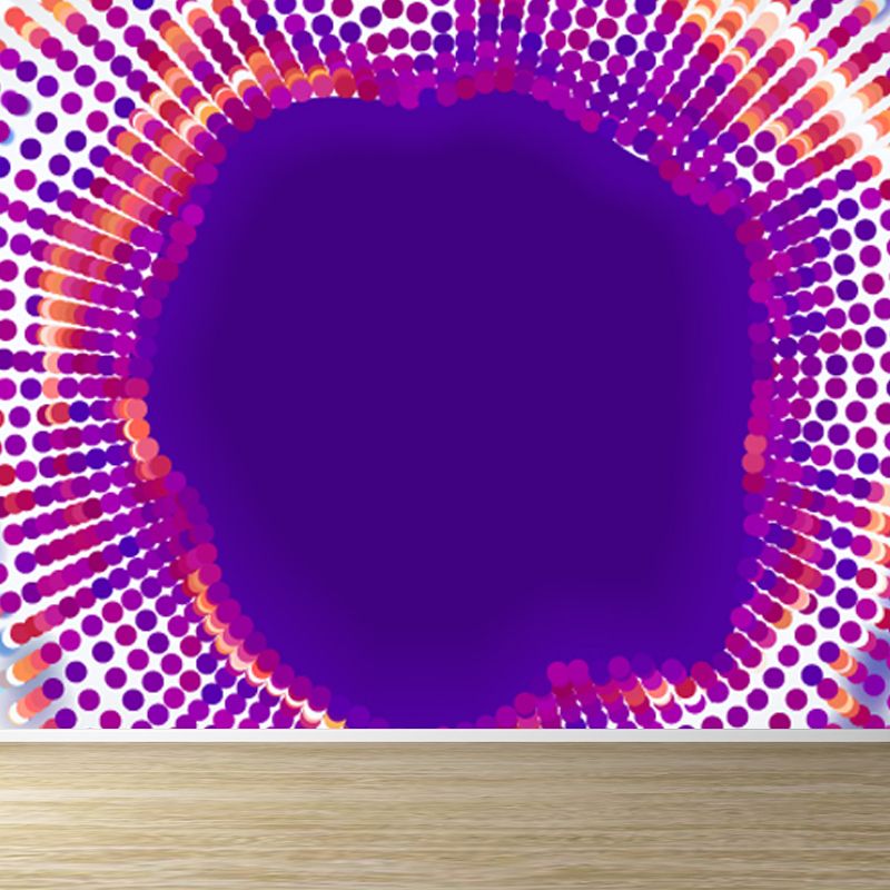 Science Fiction Halo Mural Wallpaper Dark Color House Interior Wall Art, Made to Measure