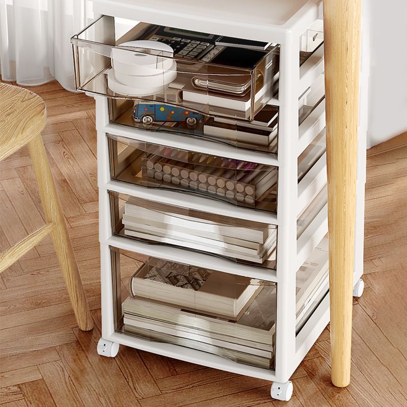 Modern Plastic Drawers File Cabinet Storage Filing Cabinet for Office