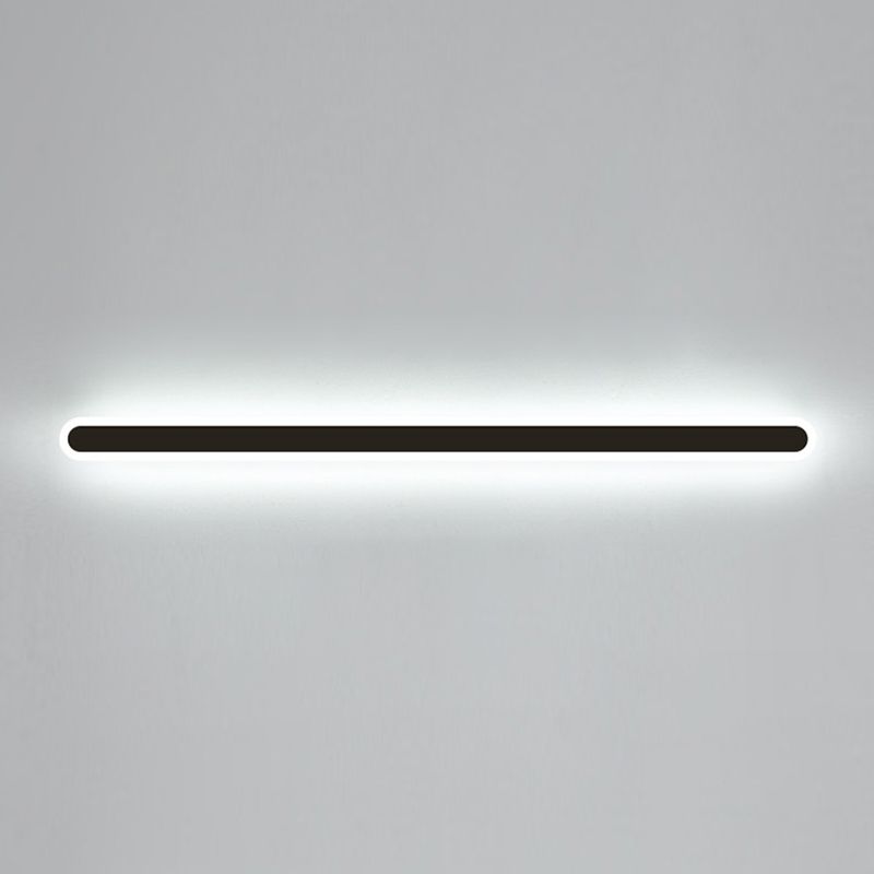 Lampes murales linéaires de style moderne métal 1 éclairage mural clair