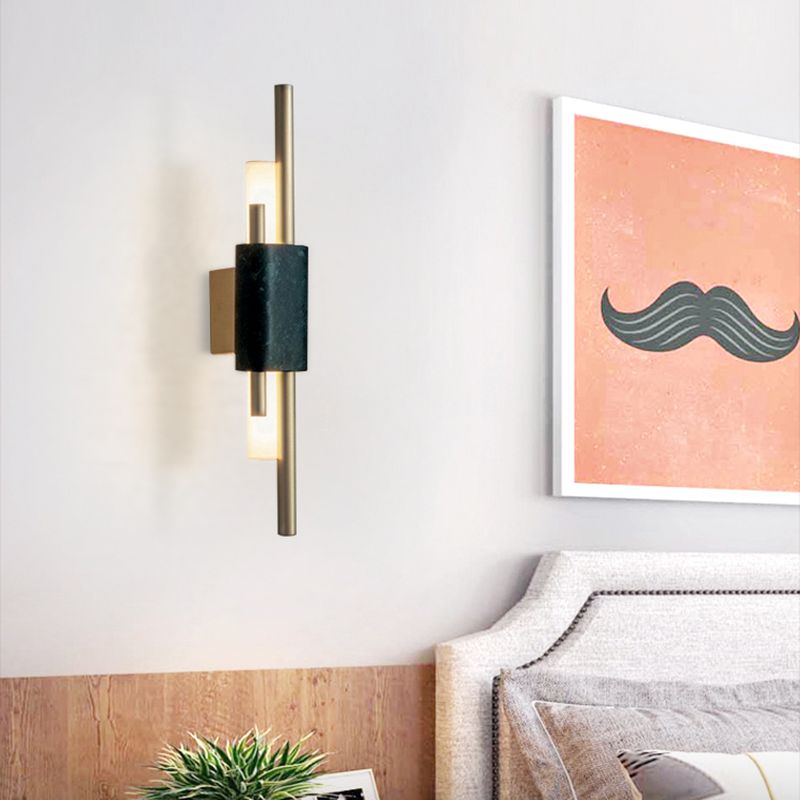 Creative Marble Wall Light Fixture Modern Style Wall Sconce Light