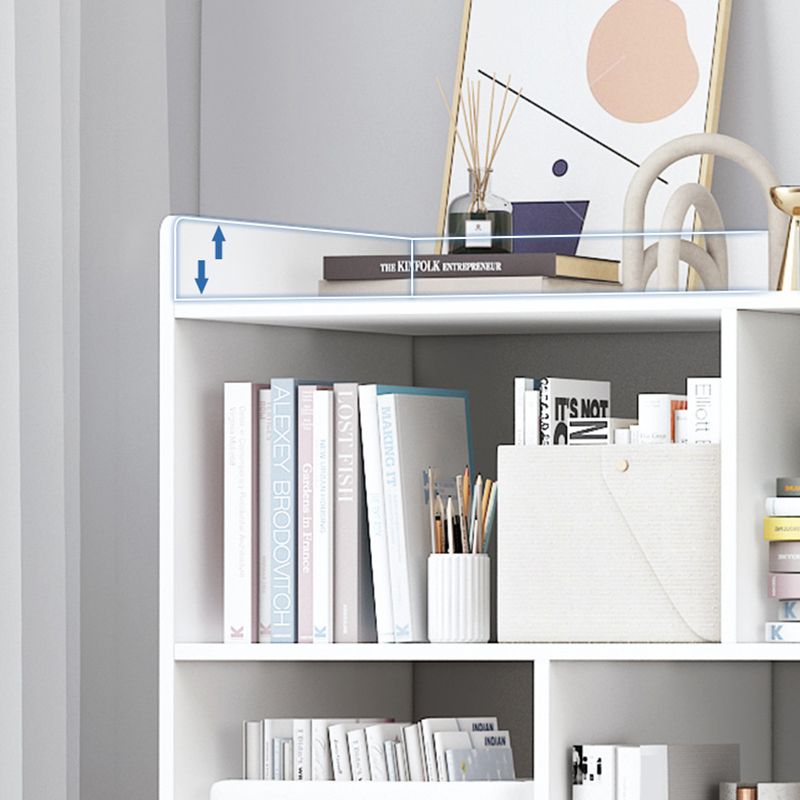 3-shelf Standard Bookcase Contemporary Wooden Shelf Bookcase