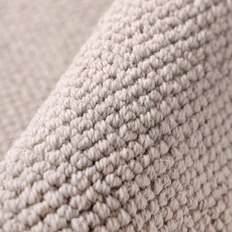 Grey Modern Area Carpet Slid Color Polyester Area Rug Washable Easy Care Rug for Living Room