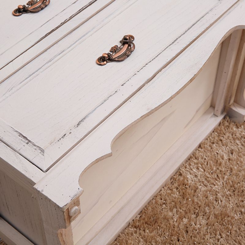 Coastal Storage Chest Dresser Solid Wood Storage Chest with 4/5/6 Drawers