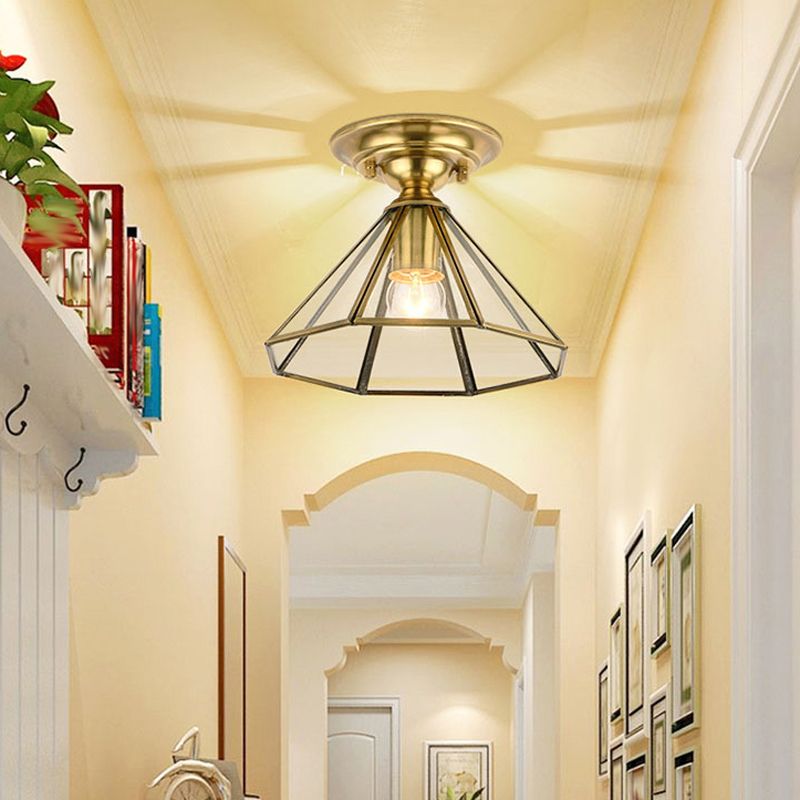 Contemporary Ceiling Light Minimalist Flush Mount Light Fixture for Bedroom
