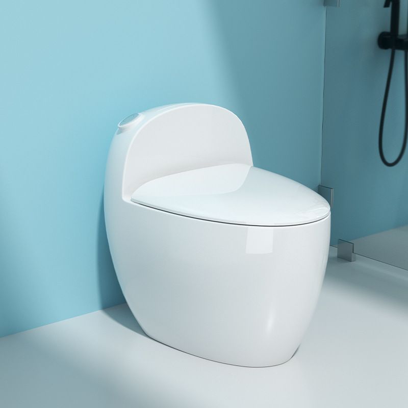 Floor Mount Flush Toilet Concealed Tank Modern One-Piece Toilet with Slow Close Seat